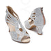 Elegant Diamond-Encrusted Senior Dance Shoe for Women